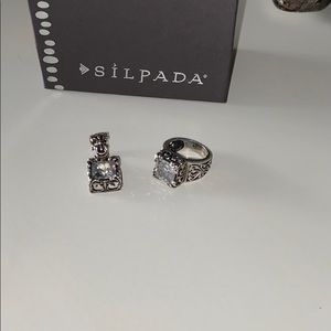 SILPADA BEAUTIFUL Matching ring and charm